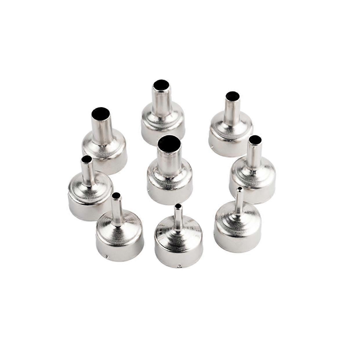 9Pcs/Set Welding Nozzle for Hot Air -Tool Different Sizes Nozzles for 8858 8898 858D 8586 Multifunc