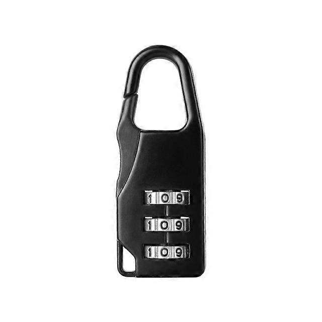 3 Dial Digit Number Code Password Combination Padlock