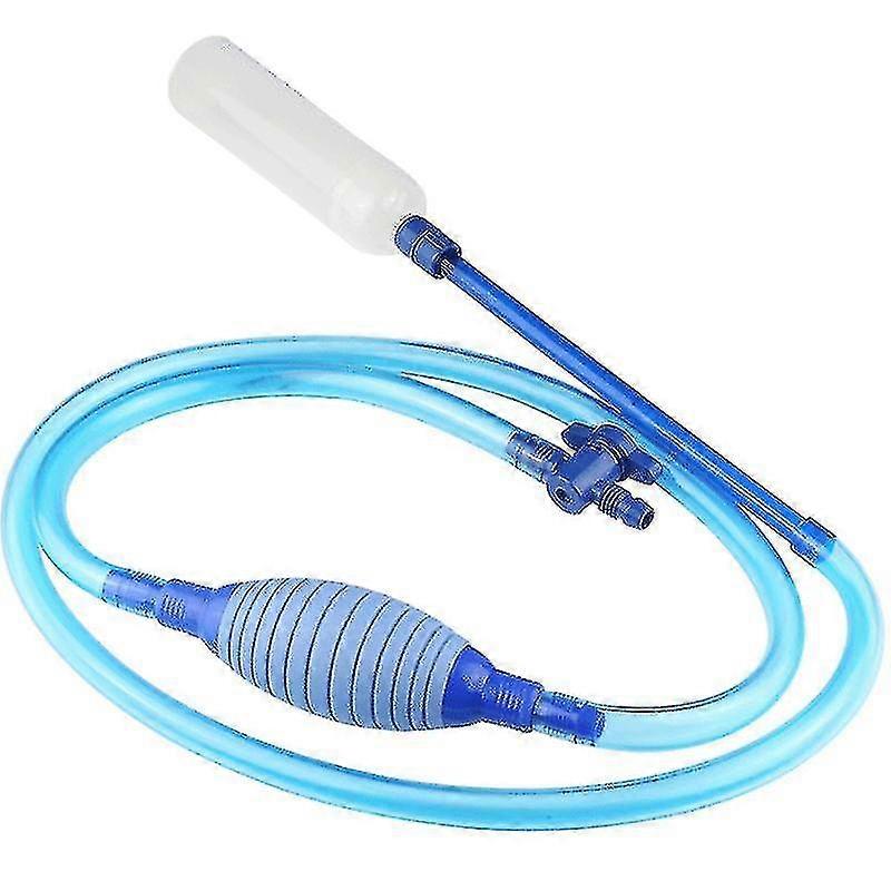 Fish Tank Cleaner Aquarium Pompa a sifone sottovuoto con rubinetto di controllo del flusso - Fish Tank Drainer Gravel Cleaner Water Filter