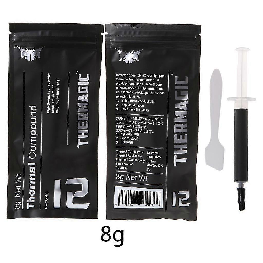 Thermal Grease 4g/8g Zf-12 For Gpu Heatsink Cpu Chip Heat Conductive Paste