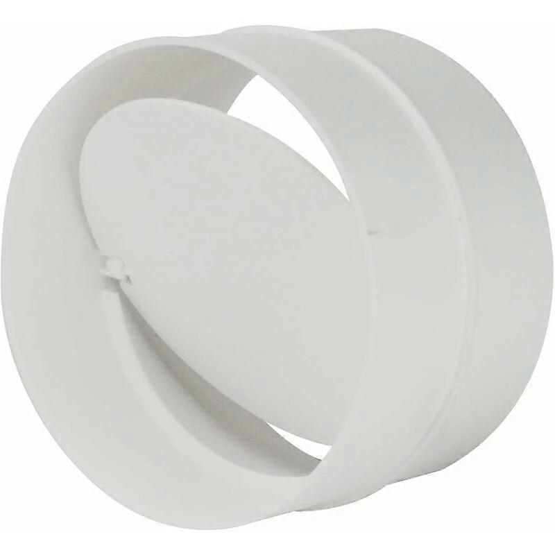 100mm Non Return Pipe Link PVC White Round Grid