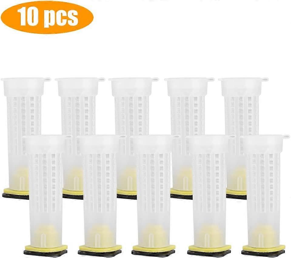 Queen Bee Cages White Plastic Queen Breeding Kit(10pcs )