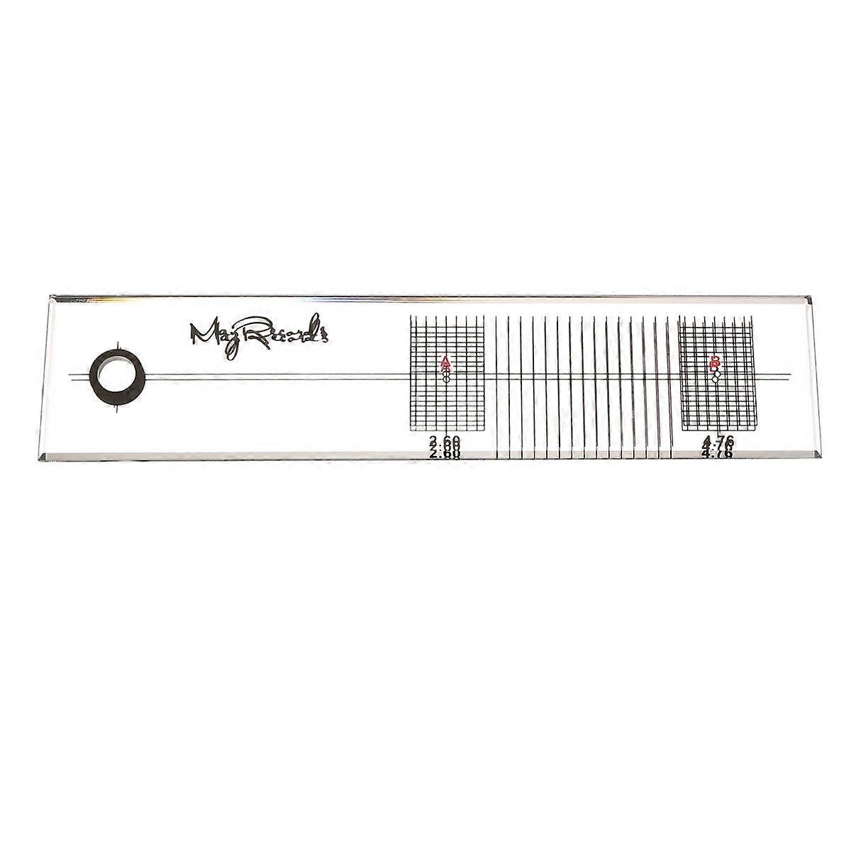 LP Vinyl Stylus Azimuth Compensation Angle/Calibration Gauge Adjustment Ruler for Phonograph