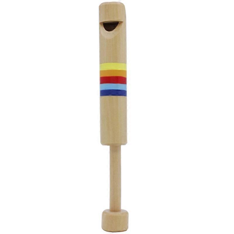 Wooden Flute Instruments Pulling Diacritical Wooden Flute Early Musical Instrument for Adults, Chil