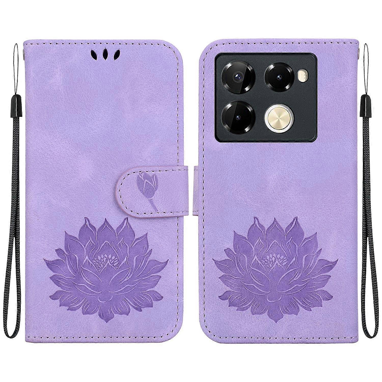 Lotus Leather Case For Infinix Note 40 Pro 4G / 5G