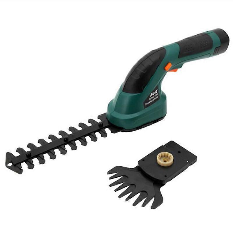 EVAGO 7.2V Electric Shrubbery Trimmer 2 in 1 Handheld Hedge Cutter/Grass Trimmer/Hedge Clipper Cordless Grass Shear & Hedge Trimmer