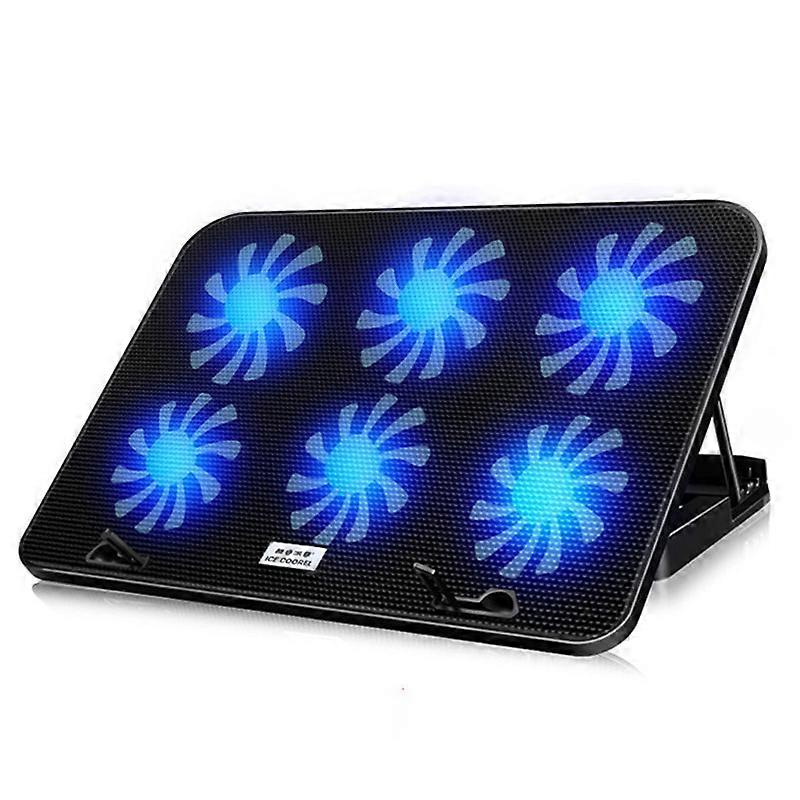 Laptop Cooling Pad Five Level Angle Adjustment Quick Cooling Low Noise Laptop Computer Radiator Stand Thick Metal Rod with Bracket Speed Adjustment