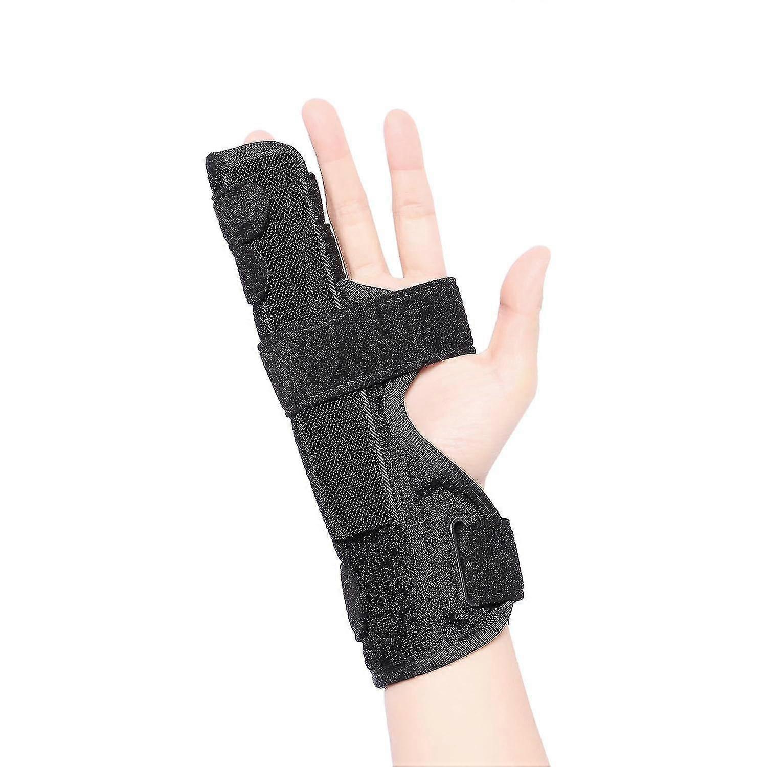 Finger Splint,Boxer Fracture Splint,Metacarpal Splint for 4th or 5th Finger,Finger Splint for Broken Finger,Trigger Finger,Arthritis and Tendonitis,Fi