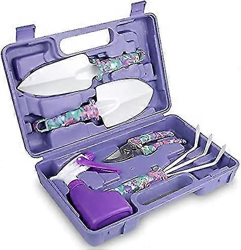 Gardening Tools, 5-in-1 Women's Gardening Tools With Carrying Case