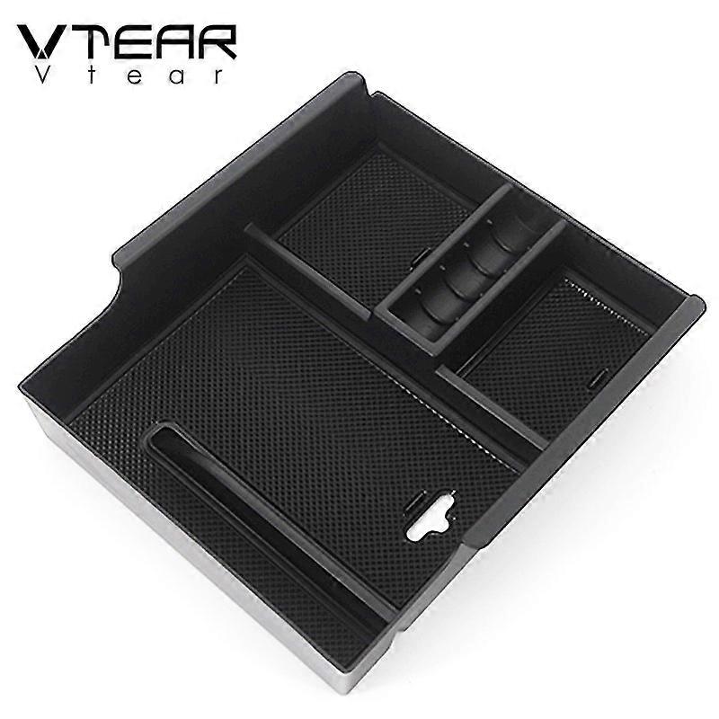 Vtear For Toyota ALPHARD VELLFIRE accessories car storage box center console container holder tray pallet clapboard automobile