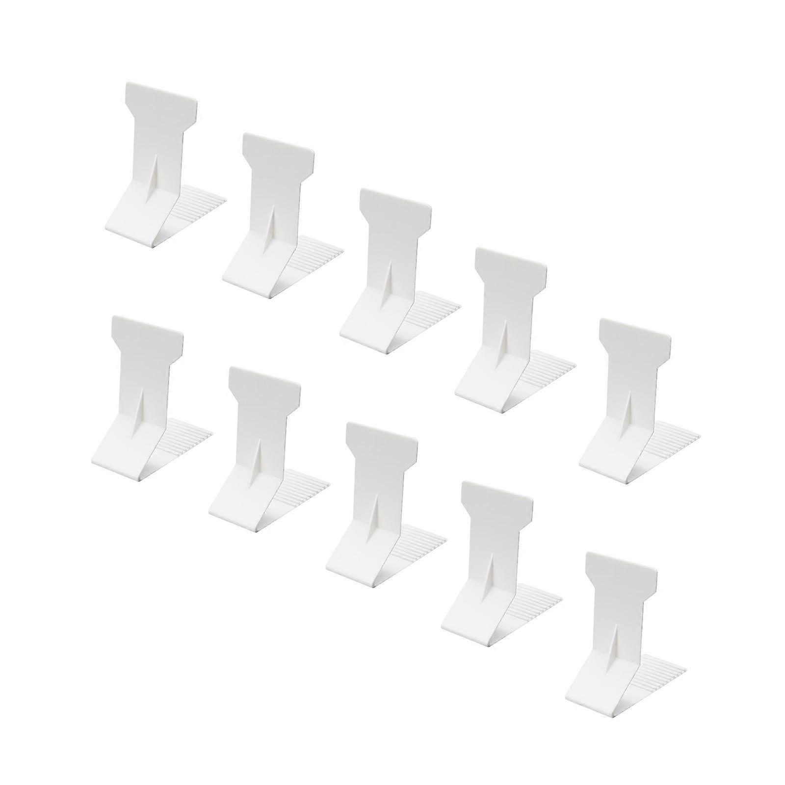 10x Shelf Divider Commodity Clapboards Commodity Dividers Rear Support Stand