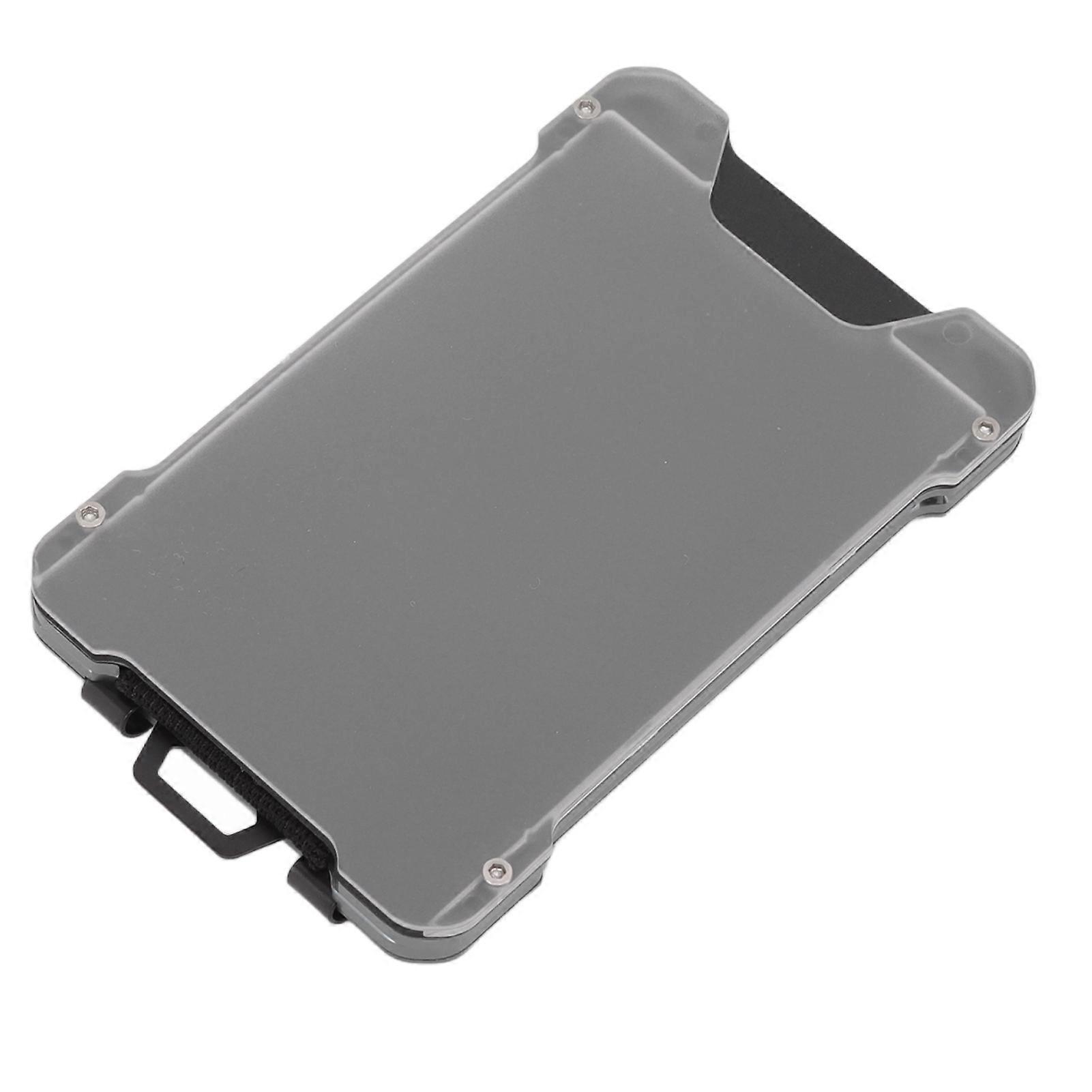 AK 3 Work Name Card Holder Aluminium Alloy Work Card Sleeve for Work Tag Hanging Tag Grey