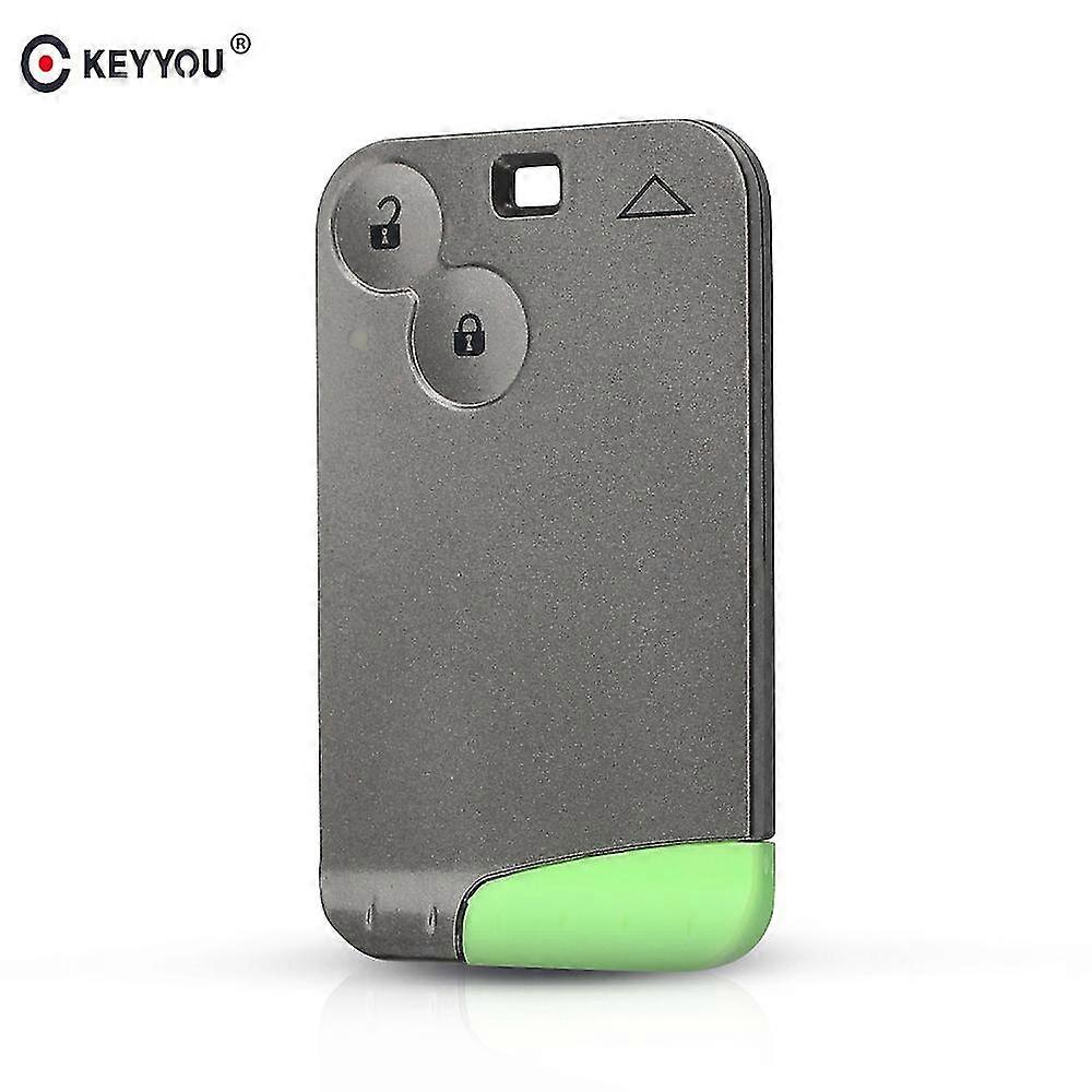 New Replacement 2 Button Remote Key Card Shell Case Smart Card Key Case For Renault Laguna