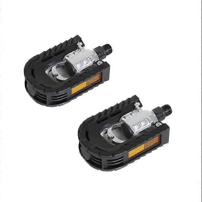 Adult folding pedals, non-slip tread, with reflectors, multicolored, one size