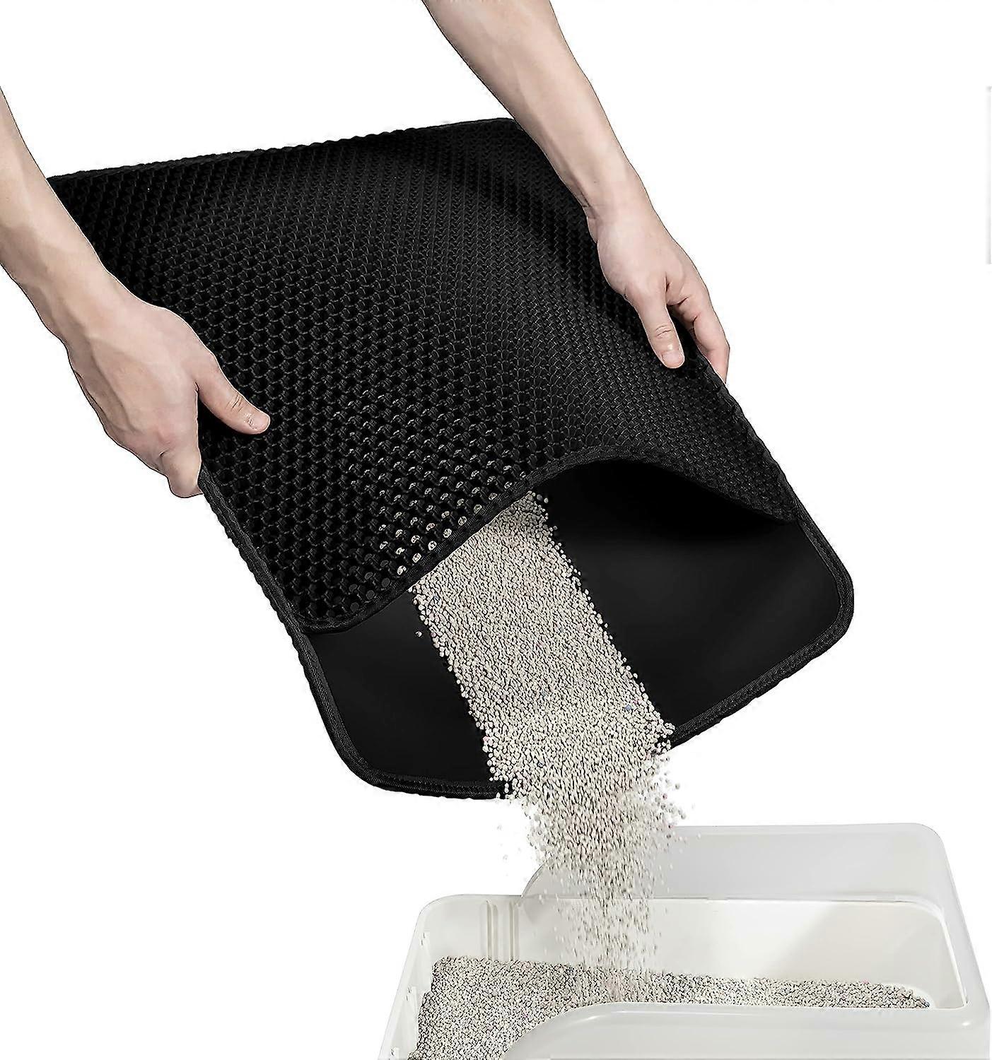 Cat litter mat (55*75cm, black)