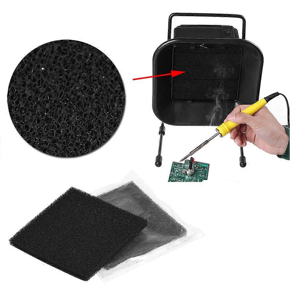 Activated Carbon Filters for Soldering Smoke Absorber Fume Extractor (10pcs, 13cm x 13cm)