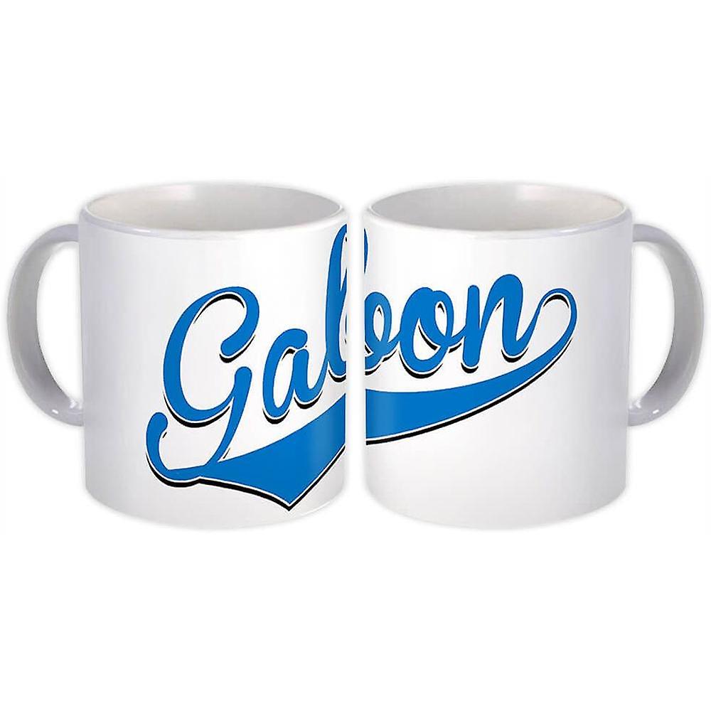 Geschenkbecher: Gabun Flagge