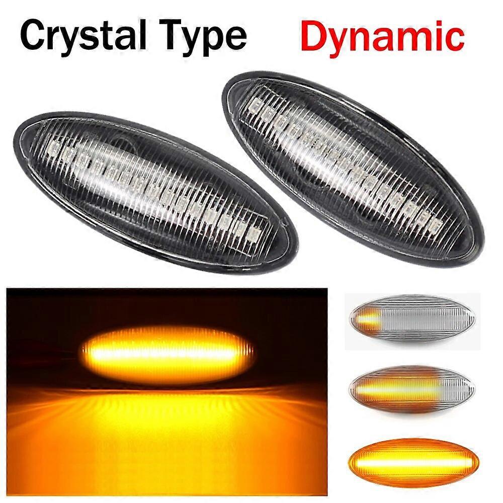 LED Turn Signal Light Dynamic Side Marker Fender Sequential Lamp For Toyota Yaris Vitz XP90 RAV4 XA30 MK3 Auris E150 Corolla
