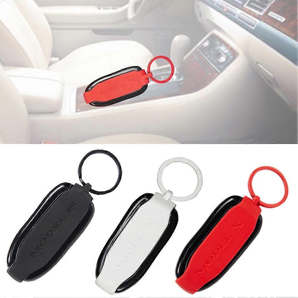 Car Key Fob Case For  Model 3 X S Y  Keychain Band Cover Protector Full Half Coverage Anti Scratch Soft Shell
