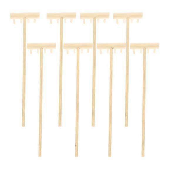8pcs Mini Zen Garden Rake Tabletop Garden Sandbox Tools Kit Desktop Decor