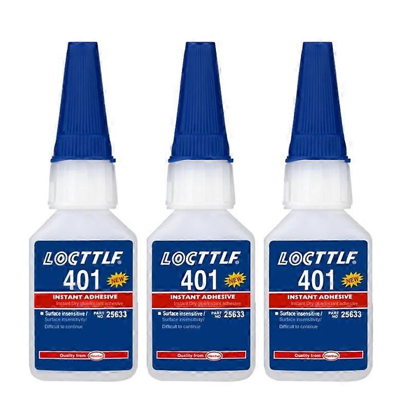 3 יחידות הלבנה נמוכה דבק חזק לייבוש מהיר דבק גומי פלסטיק עץ דביק 401 אריזה אוניברסלית דבק דבק נמס חם
