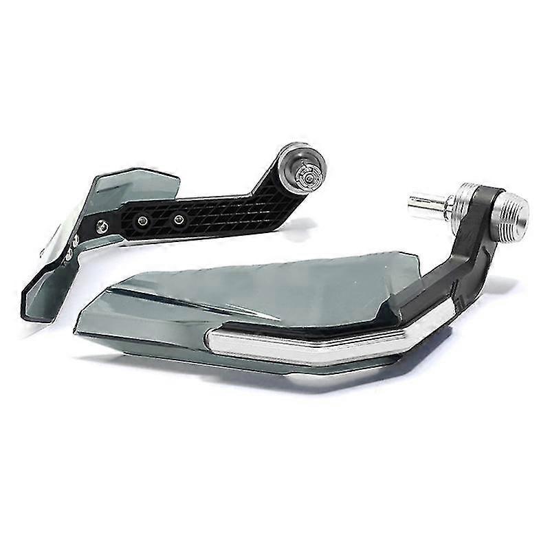 Motorcycle Handguard - High Strength Impact Resistant Handlebar Wind Deflector (SILVER)
