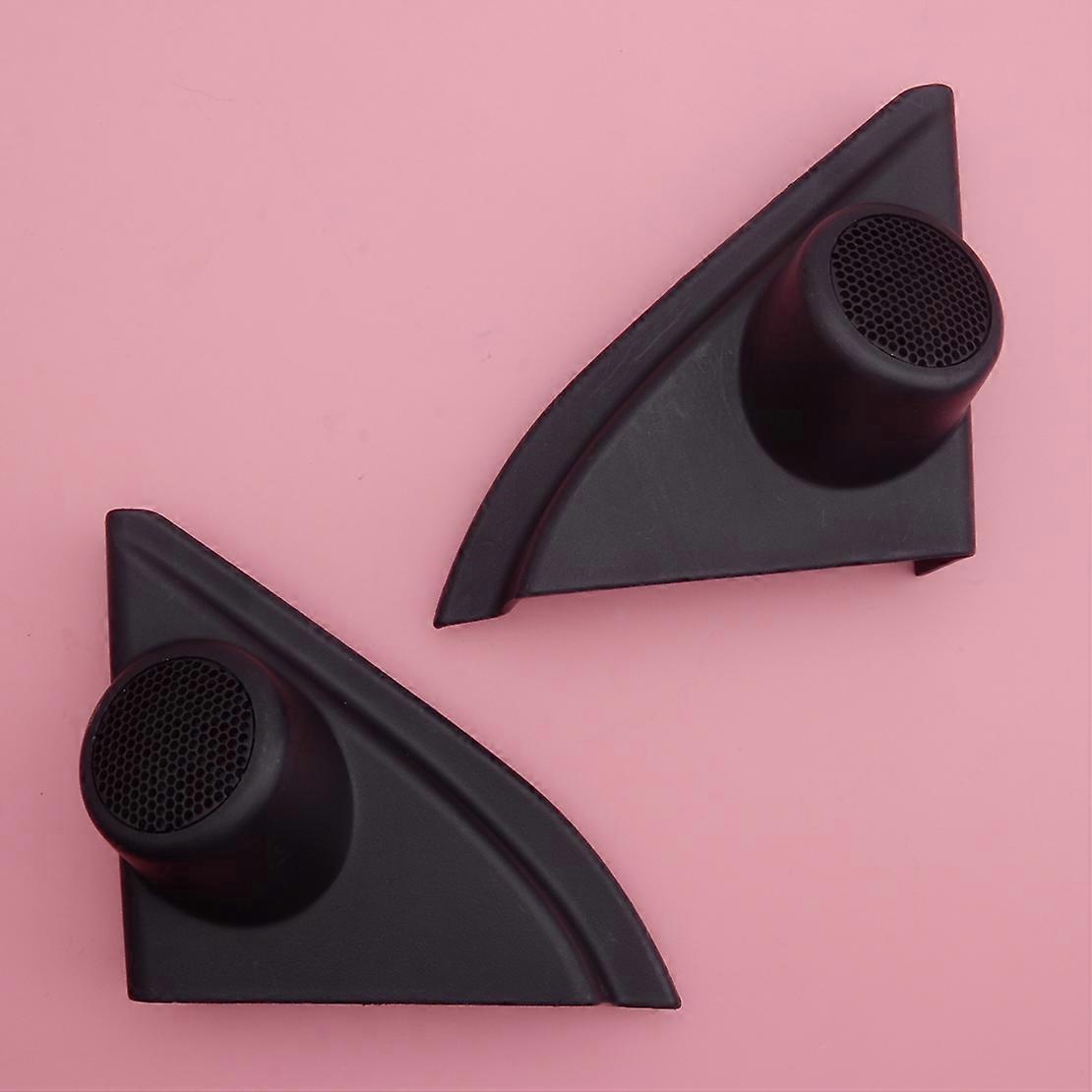 CITALL 1Pair Front Door Triangle Tweeter Speaker Covers Fit For Toyota Corolla 2014 2015 2016 2017 2018