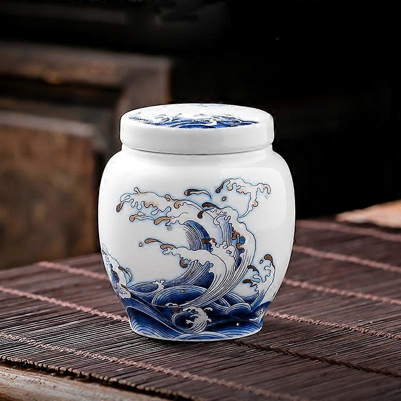 Funeral Ashes Jar Urn For Human Cremation Pet Ashes Holder Ceramic Keepsake Pal Ashes Urns Casket Seal Storage Jar