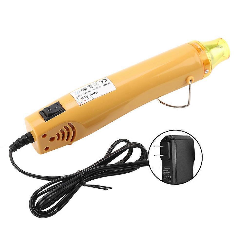 300W電動工具熱風ヒートガンエンボス加工多目的暖房(黄色)