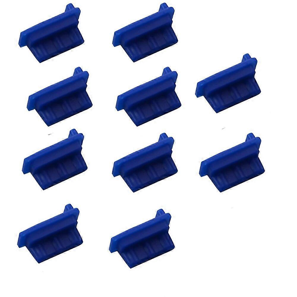 YUXI 10pc USB Dust Plug Charger Port Cover Cap USB Hole Plug USB Master Dust Cap Silicone Dustproof Protector Tablet PC Notebook