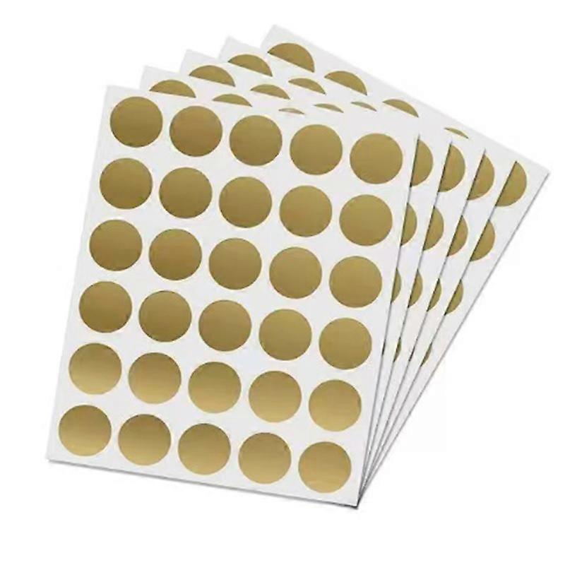 252 Autocollants à Gratter Or Et Argent - 5x2.5cm - Pour Carte Postale, Cadeau, Jeu DIY