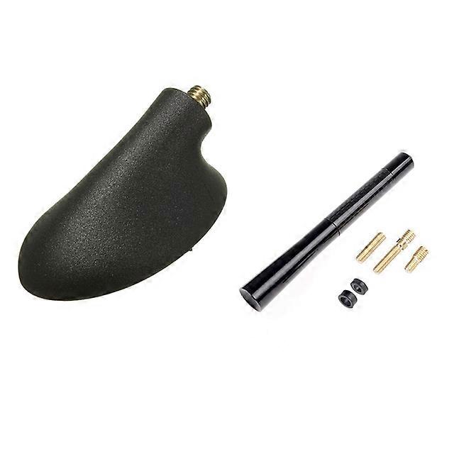 Aerial Antenna Base for Ford Focus 1989 to 2011 C-MAX & 120mm Black Antenna Short-on Car Radio AM/FM Aerial + Adapter