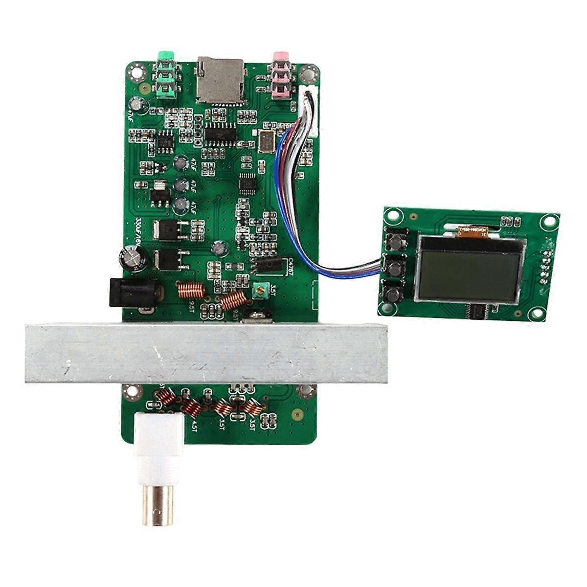 LED Display Module Kit Stereo Digital Frequency PLL 15WFM Transmitter Radio Multifunction LED Module
