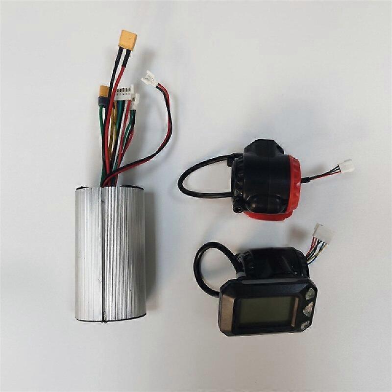 24V /36V Scooter Controller Aluminum Brushless Motor Controller Carbon Fiber Scooter LCD Display Brake Accelerator Throttle Motorcycle Elbow & Wrist G
