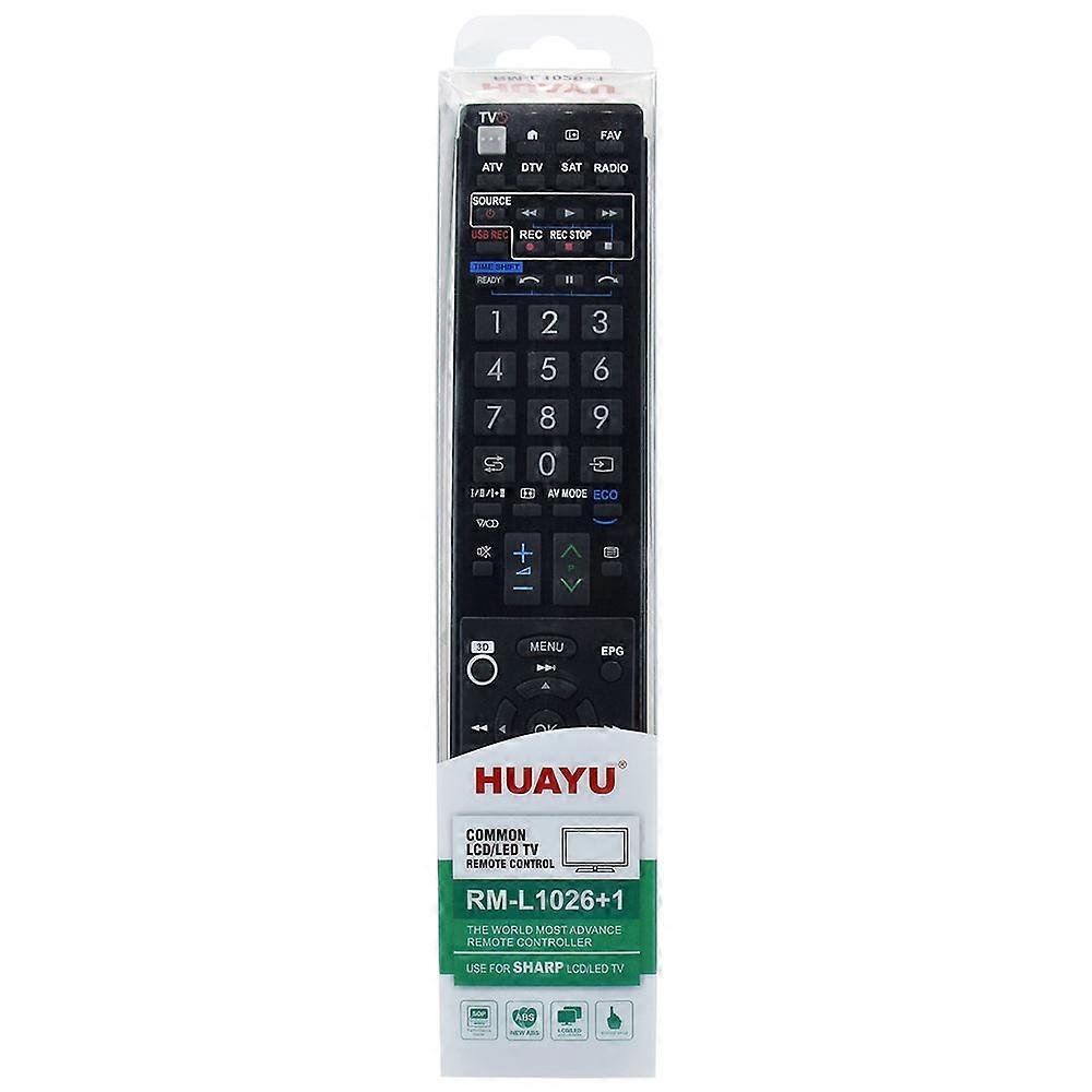 RM-L1026+ For Sharp LCD TV Remote Control GA841WJSA GA910WJSA LC-60LE822E