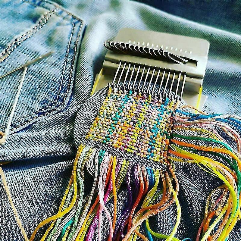 Liten veve Speedweve Type Veve VerktøyHastighet Veve Darning Maskinverktøy Enkelt Sett