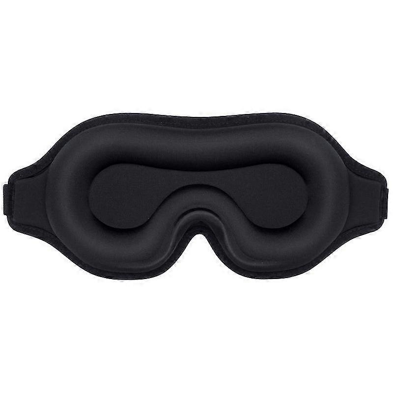 Sleep Mask 1 Pack 3d Contoured With Adjustable Strap