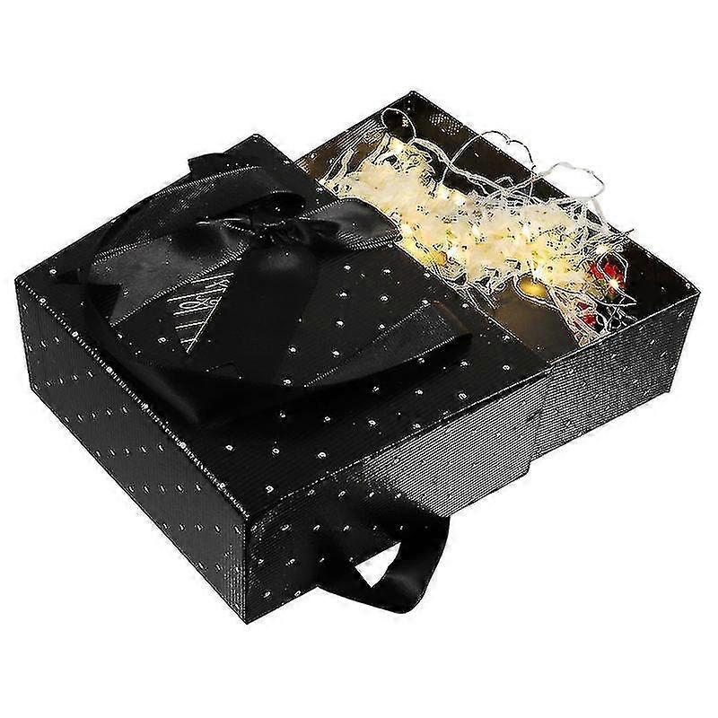 Black Greeting And Note Cards 1 Set Romantic Valentine's Day Gift Packaging Containers