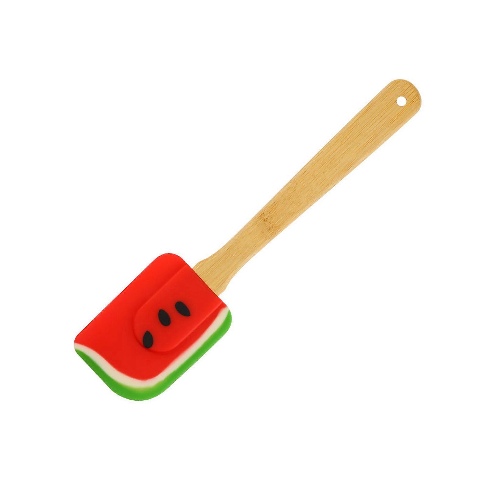 Durable Kitchen Gadget Detachable Watermelon Pattern Cake Scraper with Handle