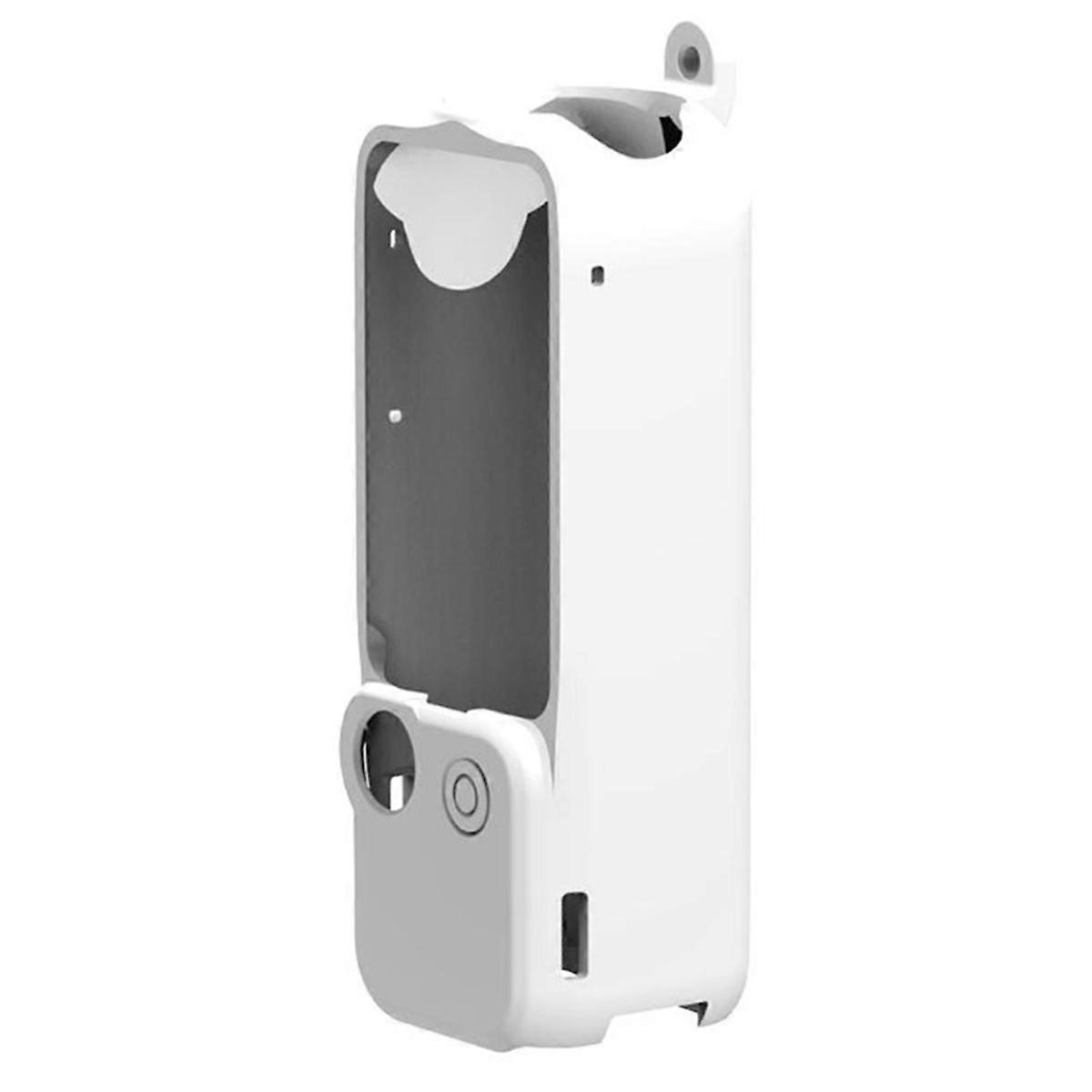 For POCKET3 Silicone Protective Case and Pocket Camera Silicone Protective Case to Prevent Falling White