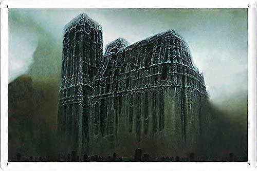 Tin Sign Metal Poster Plate Painted Modern Wall Decoration Art 8"x12" (MAD06491)