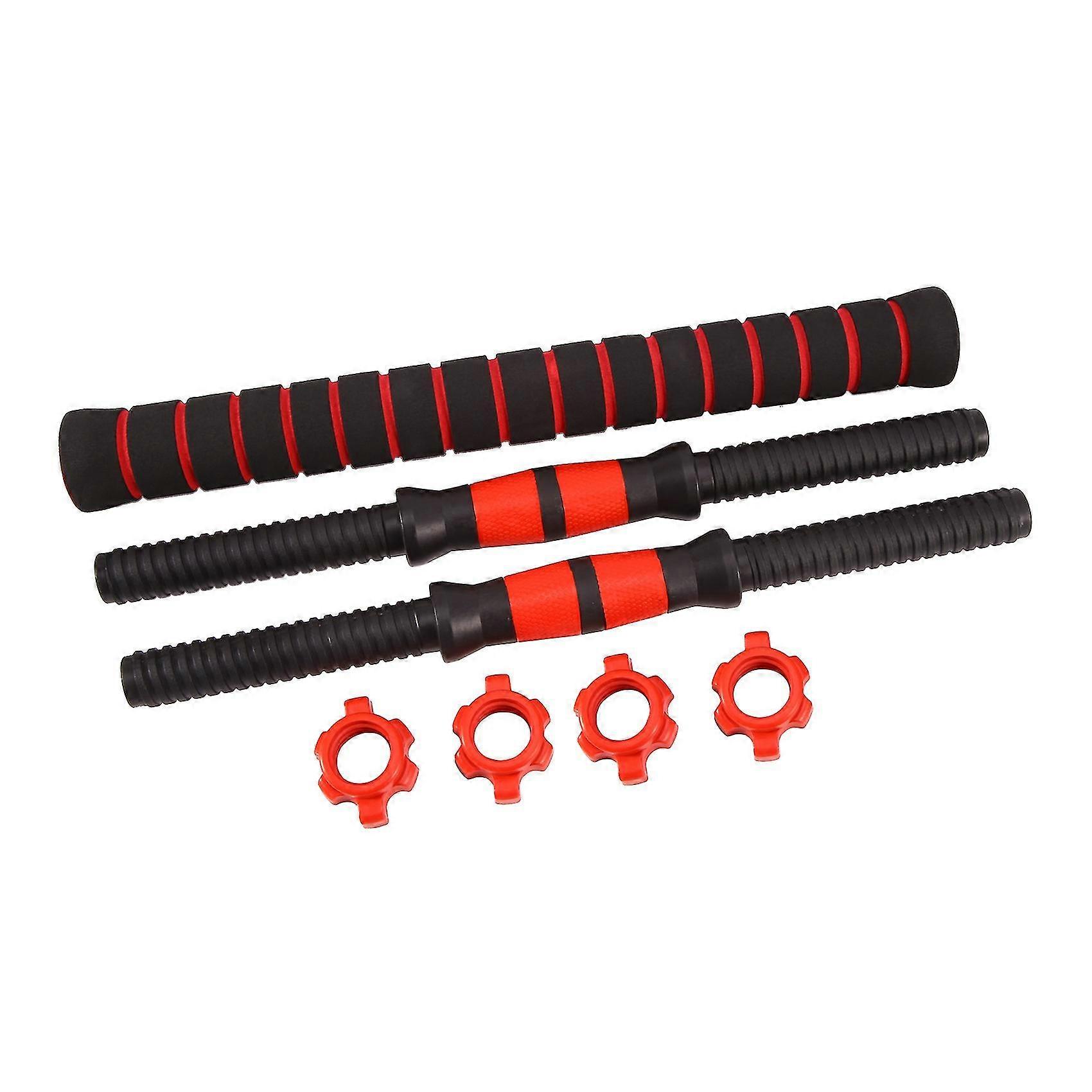 Adjustable Dumbbell Weight Set Barbell Lifting - 2 X 15.74in Bars And 1 X 15.74in Connecting Rods F