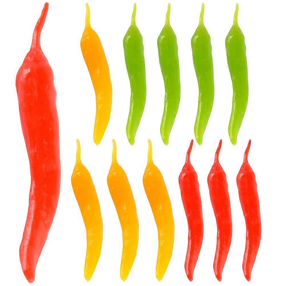 30pcs Artificial Pepper Realistic Peppers Artificial Small Pepper Models