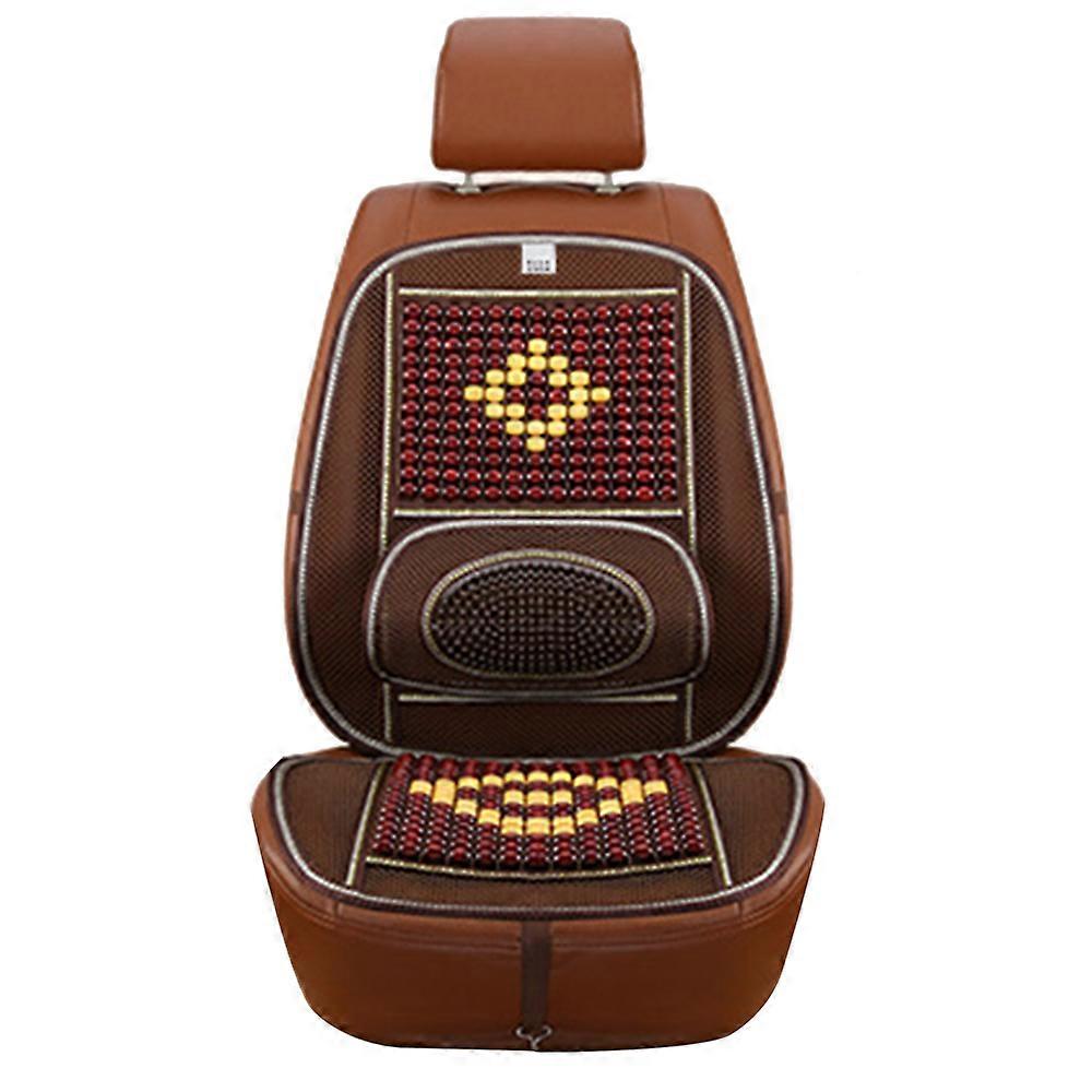 Universal bil SUV setetrekk tre beaded førersete dekker netto pute sommer