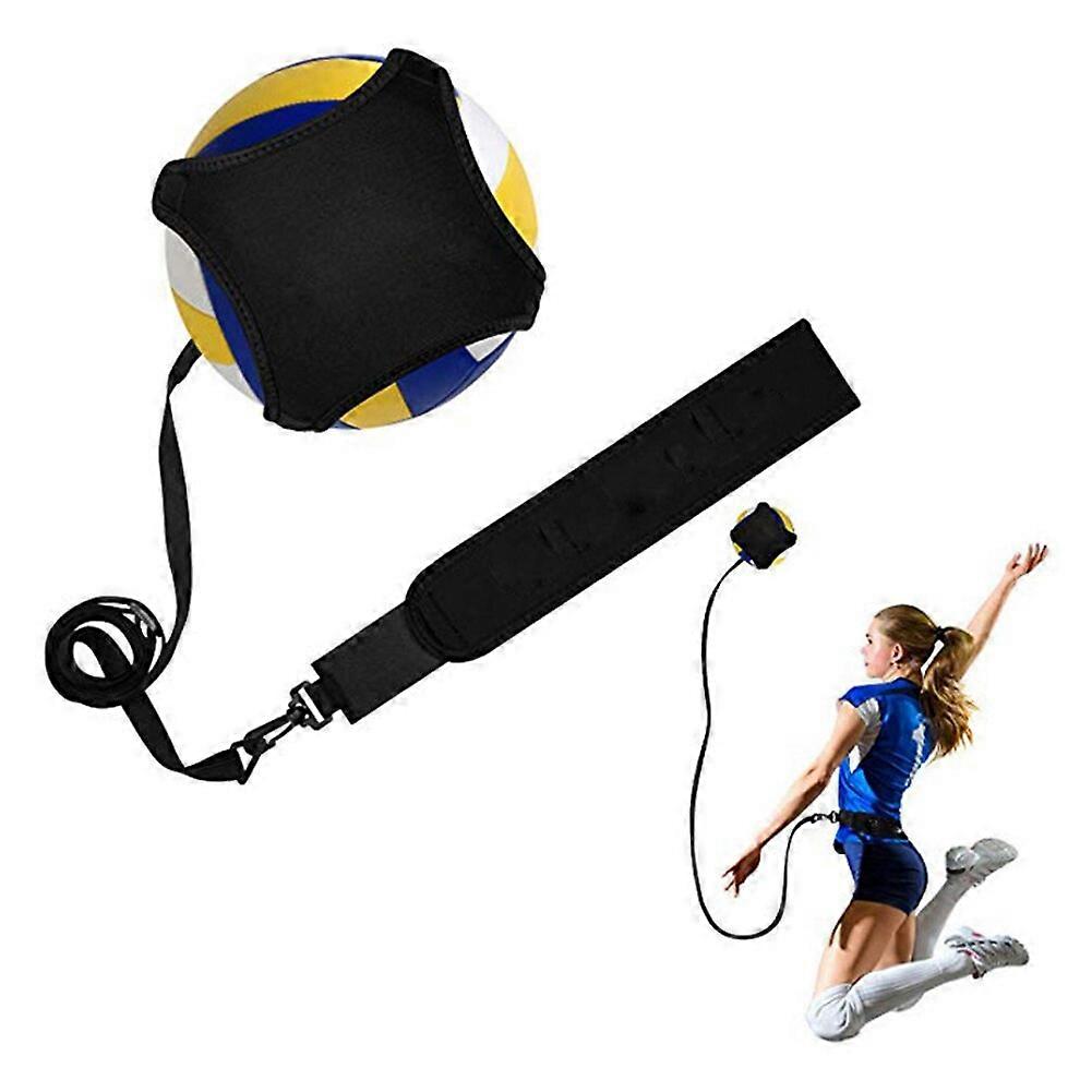 Volleyball Training Equipment Aid Practice Trainer with Adjustable Belt for Serving Setting Spiking Training  Returns Ball