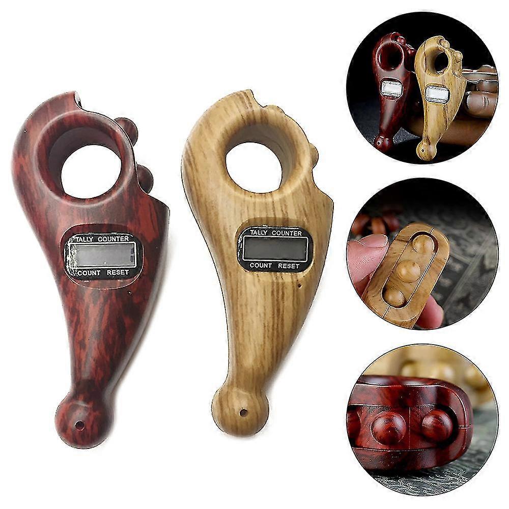 Button Reset Electronic Rosary 5-Digit Display Ergonomic Low Energy Consumption Portable Finger Counter Buddha Beads Counter