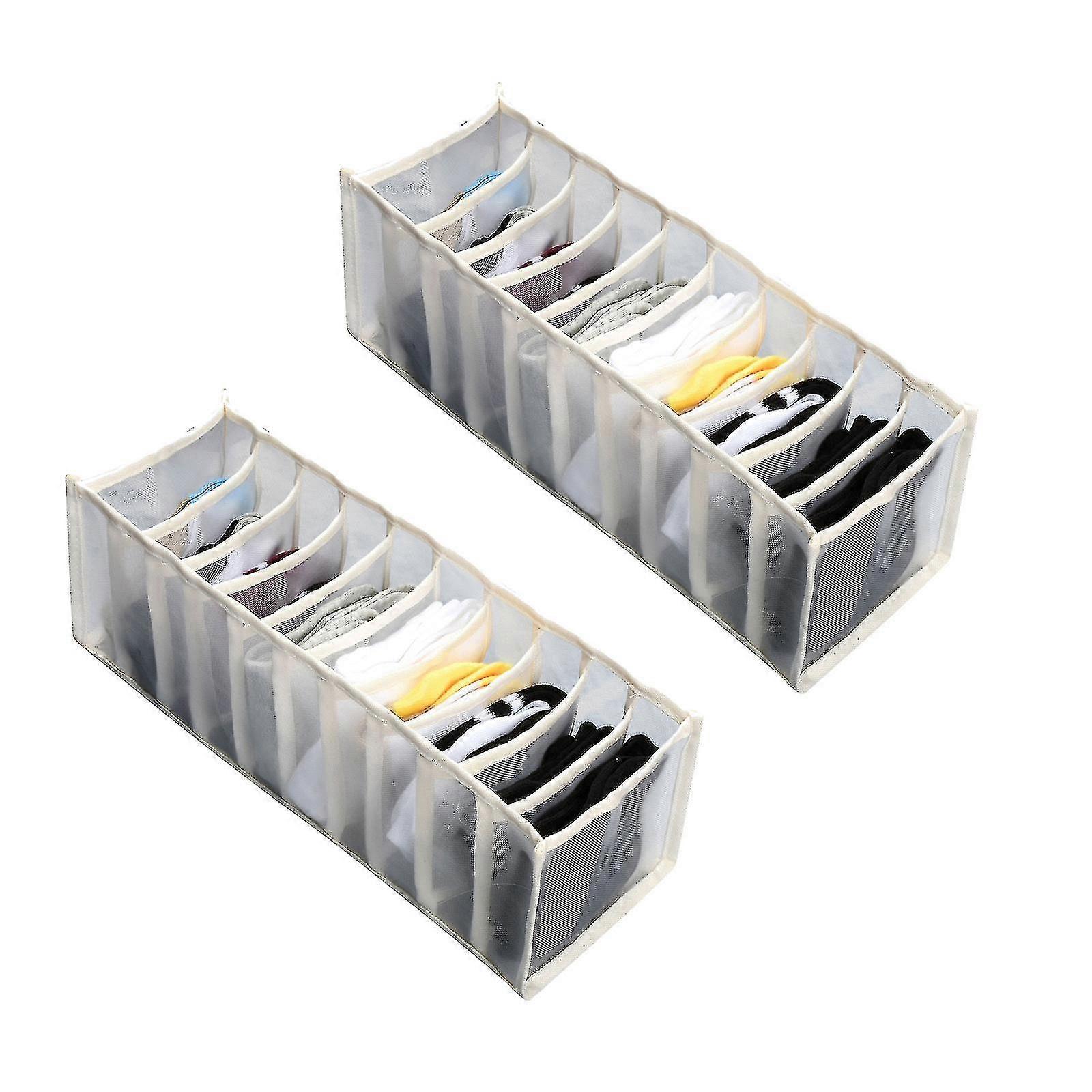 2pc Mesh Foldable Closet Clothes Dividers Nylon Er Comments Izers Stora