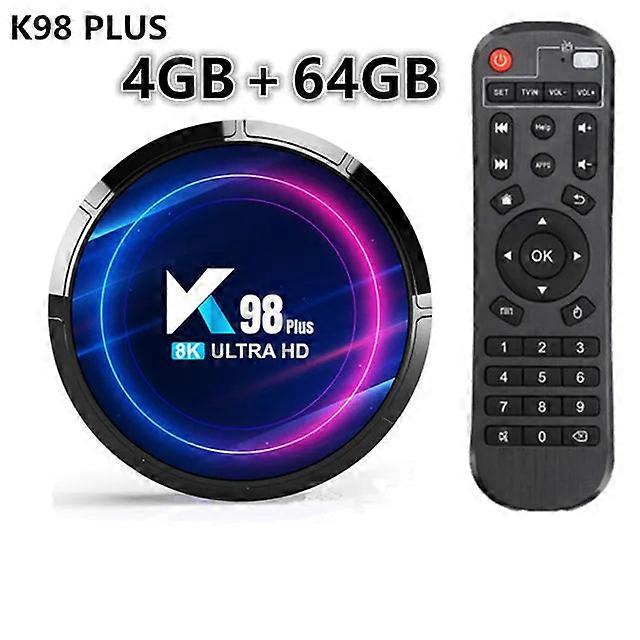 K98plus Android 13 Tv Media Player 4gb 64gb Support 8k Video Decoding Hd10 Rk3528 Quad-core Dual Wifi Bt 5.0 Set Top Box