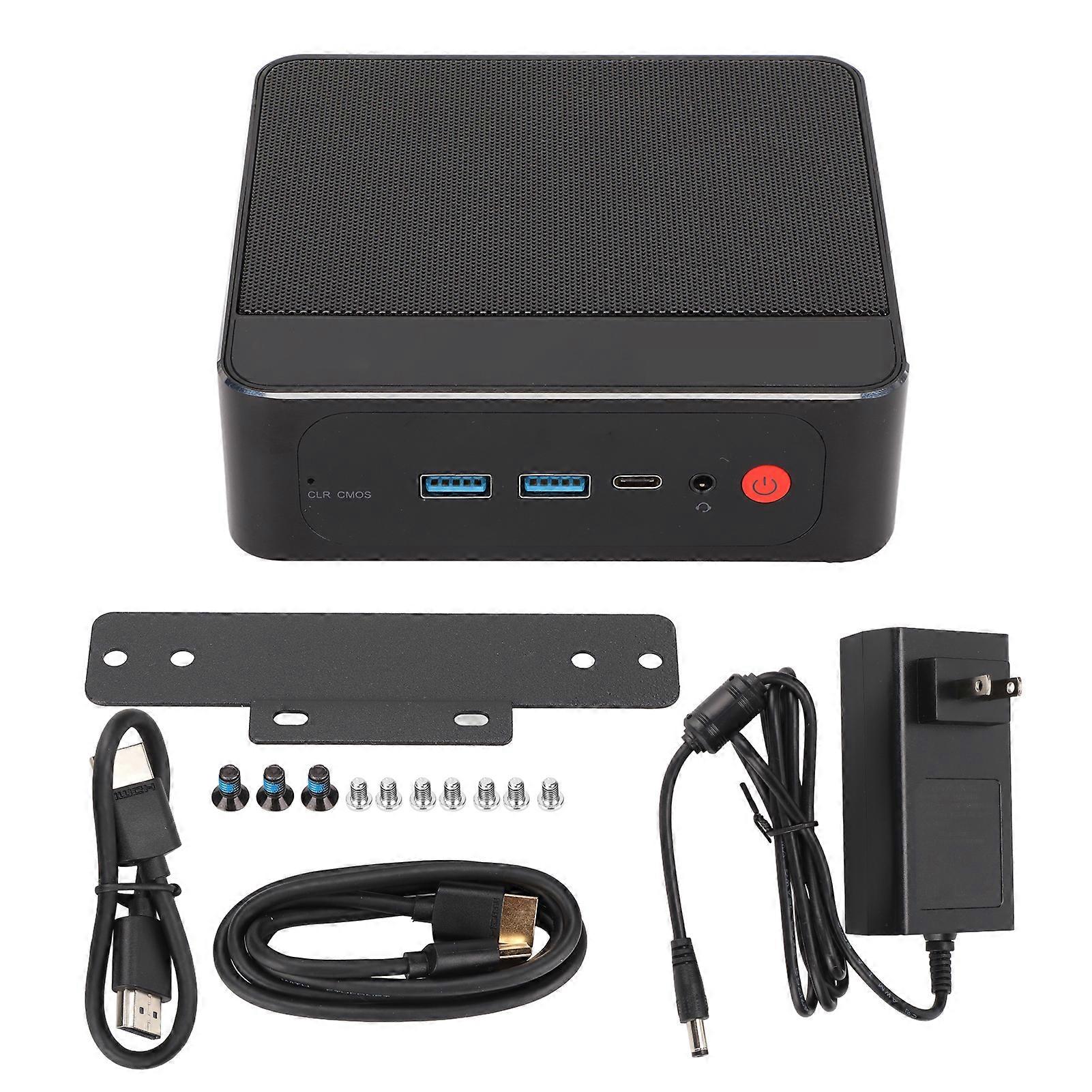 Mini PC 16GB RAM 500GB ROM SSD Large Storage 8 Cores 1750 MHz Micro PC Host for Office Gaming 100 to 240V