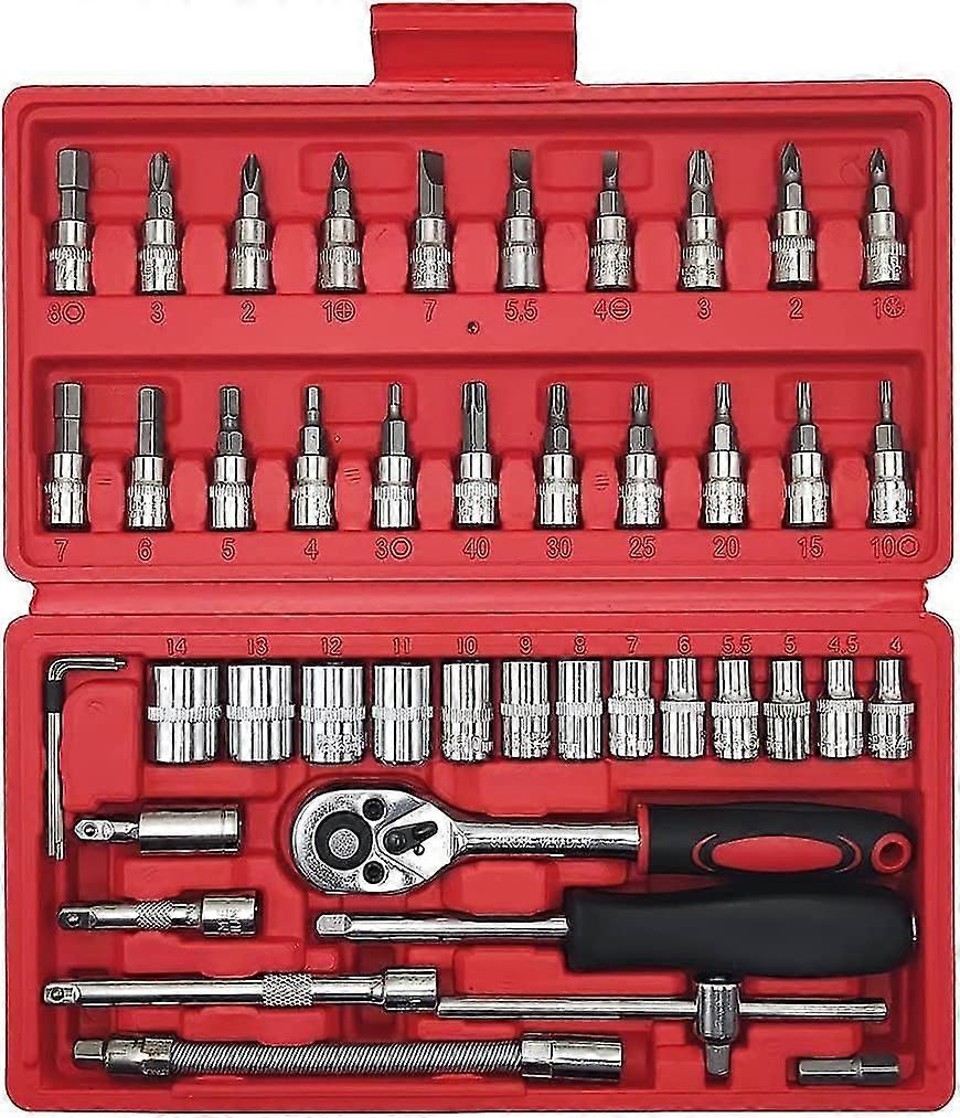 Ratchet Soet Set, Ratchet Wrench, Soets And Cases, Professional Auto Mechanical Tools, Used For ycle, Motorcycle Engine